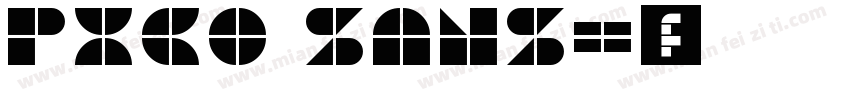 pico sans字体转换